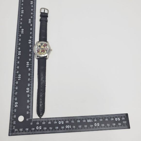 Disney Parks 1928 Mickey Mouse Watch Black Leather LR main image 5